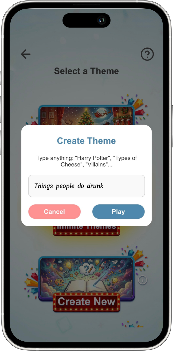 App Gameplay Interface